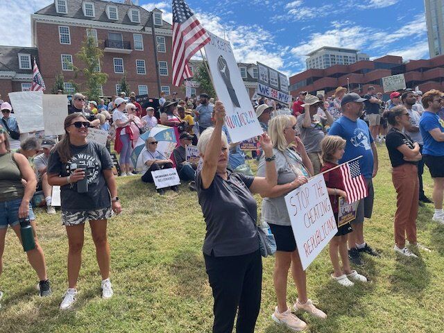 Labor Day rally in Clayton